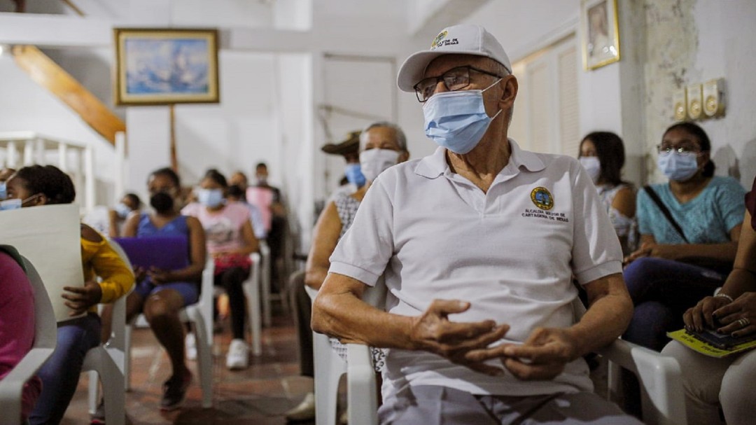 Inició labor para entregar alimentos a adultos mayores en Cartagena