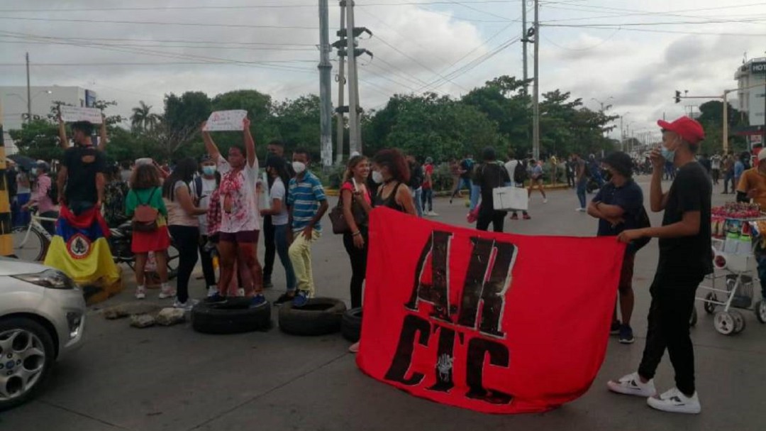 Disturbios durante nueva jornada de protestas en Cartagena