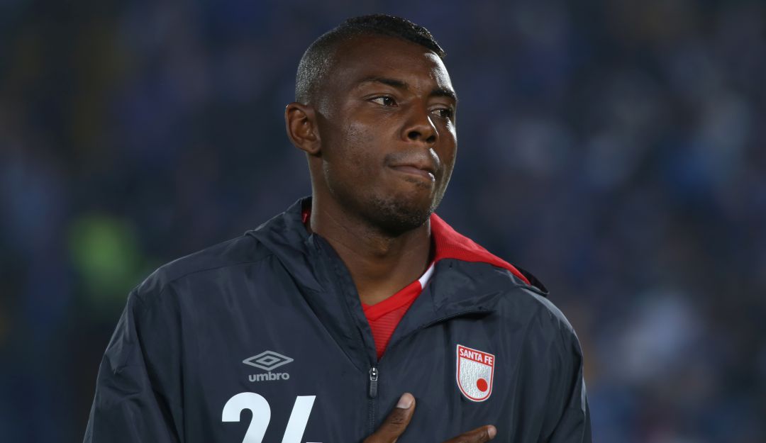 Jeisson Palacios disputó 40 partidos con la camiseta de Santa Fe. Jeisson Palacios disputó 40 partidos con la camiseta de Santa Fe.