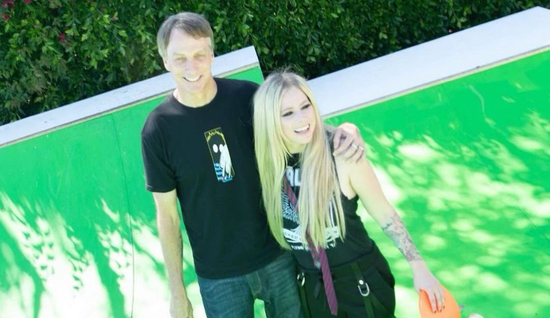 Avril Lavigne y Tony Hawk Avril Lavigne y Tony Hawk