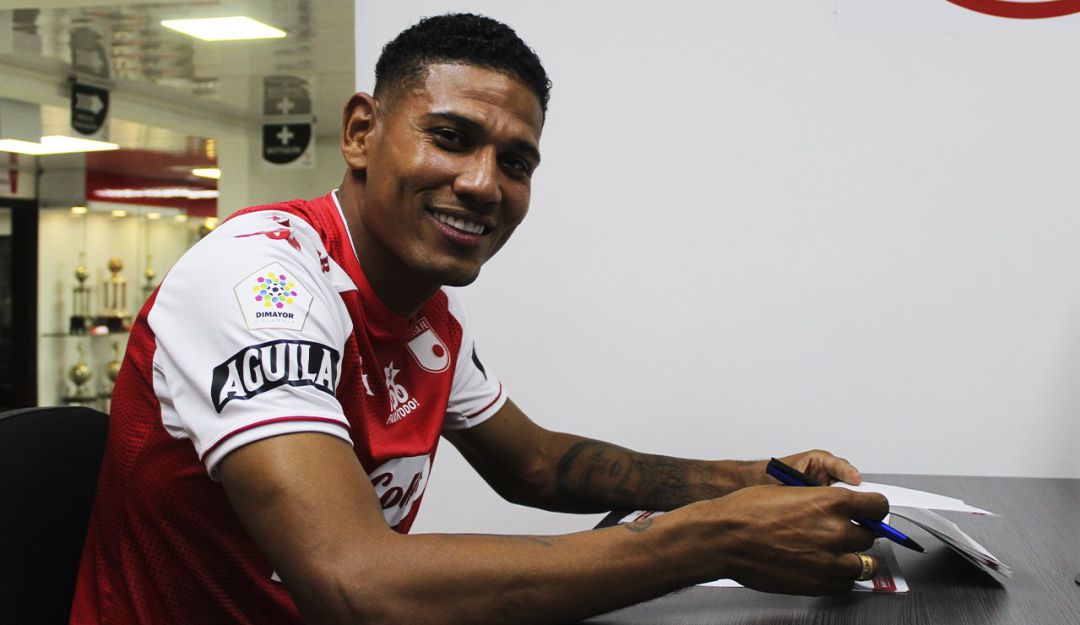 Alex Mejía, nuevo jugador de Independiente Santa Fe Alex Mejía, nuevo jugador de Independiente Santa Fe