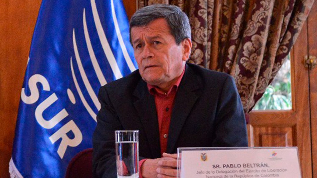"Detrás del gobierno está Uribe, si él quiere apoyará el diálogo": ELN