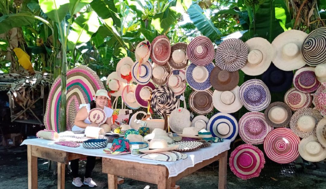Sombreros de palma real Sombreros de palma real