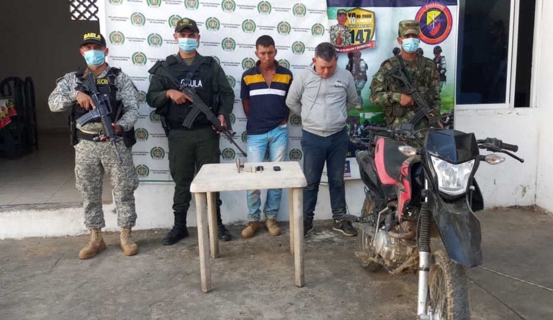 Los capturados fueron dejados a disposición de la Fiscalía para ser presentados ante un juez de garantías Los capturados fueron dejados a disposición de la Fiscalía para ser presentados ante un juez de garantías