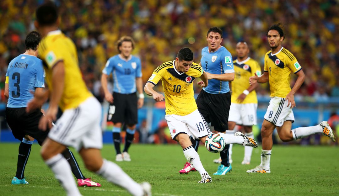 Se cumplen 7 años de la pintura de James Rodríguez en el Maracaná Se cumplen 7 años de la pintura de James Rodríguez en el Maracaná