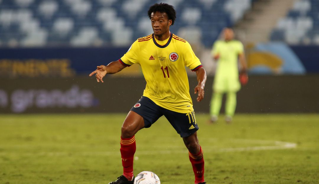 Juan Guillermo Cuadrado envió mensaje de aliento a sus compañeros de Selección para el partido ante Uruguay Juan Guillermo Cuadrado envió mensaje de aliento a sus compañeros de Selección para el partido ante Uruguay