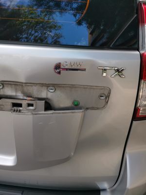 Así quedó la camioneta. Así quedó la camioneta.