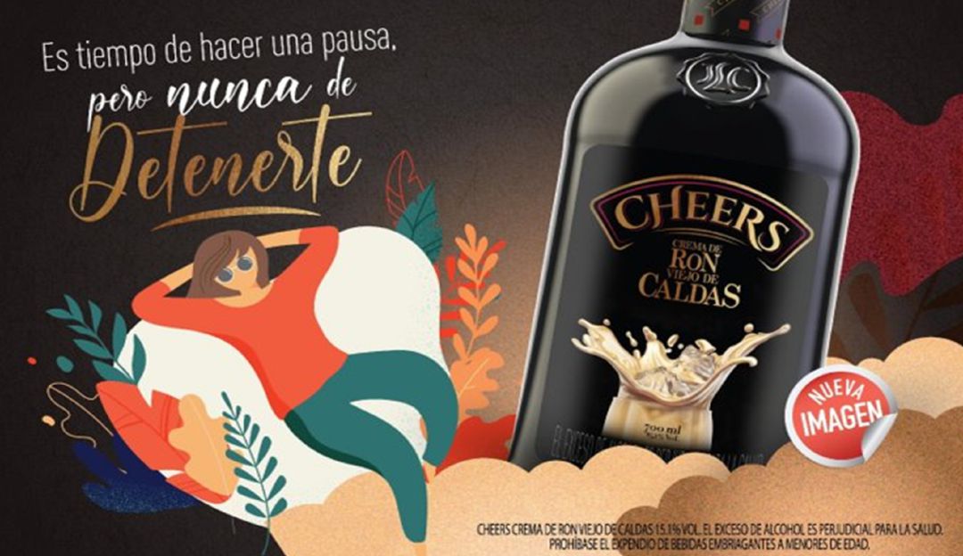 Nueva imagen de la Crema de Ron Viejo de Caldas Cheers Nueva imagen de la Crema de Ron Viejo de Caldas Cheers