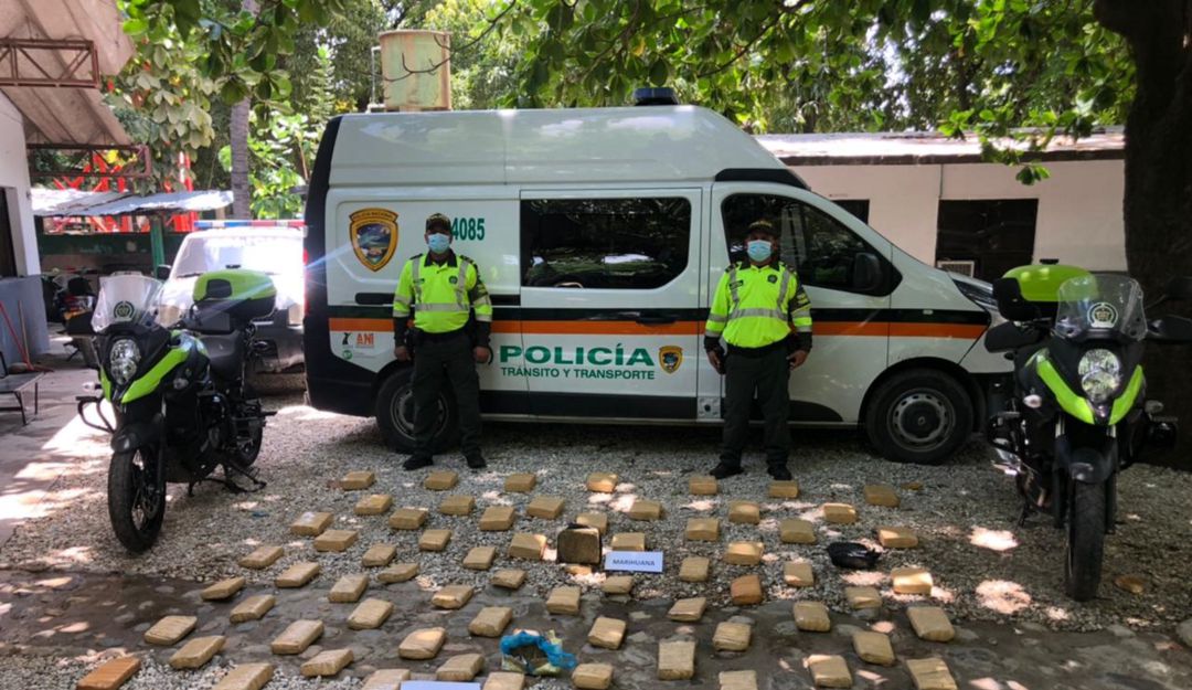 Sustancias estupefacientes: Decomisan cargamento de droga en la Zona Bananera del Magdalena Sustancias estupefacientes: Decomisan cargamento de droga en la Zona Bananera del Magdalena