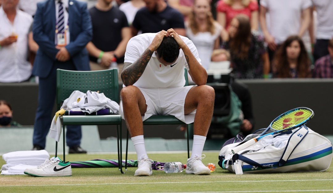 Nick Kyrgios en Wimbledon 2021 Nick Kyrgios en Wimbledon 2021