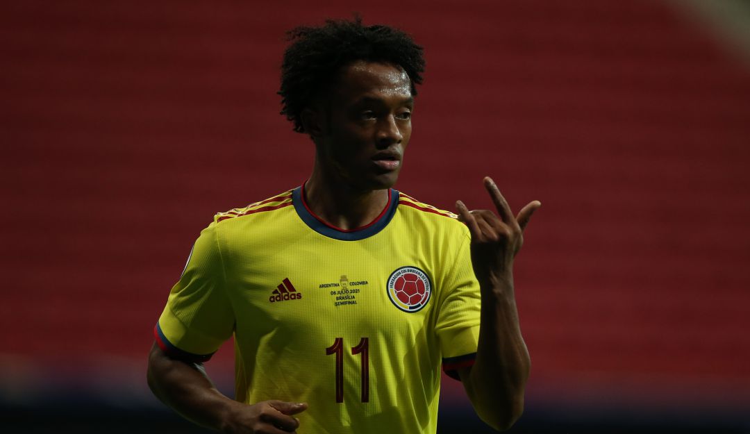 Juan Guillermo Cuadrado se unió al grupo de los 100 Juan Guillermo Cuadrado se unió al grupo de los 100