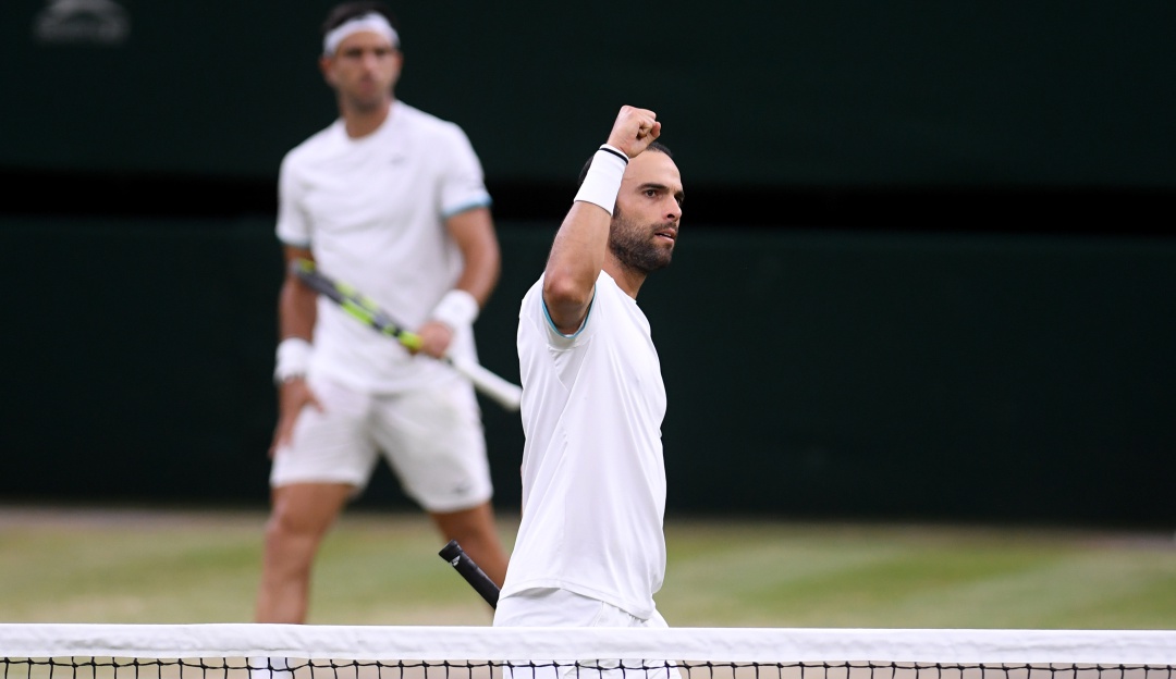 Juan Sebastián Cabal y Robert Farah en Wimbledon 2019 Juan Sebastián Cabal y Robert Farah en Wimbledon 2019