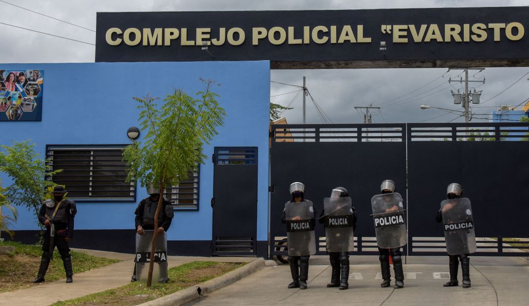 Complejo policíal donde están retenidos buena parte de los líderes opositores detenidos las últimas semanas. Complejo policíal donde están retenidos buena parte de los líderes opositores detenidos las últimas semanas.