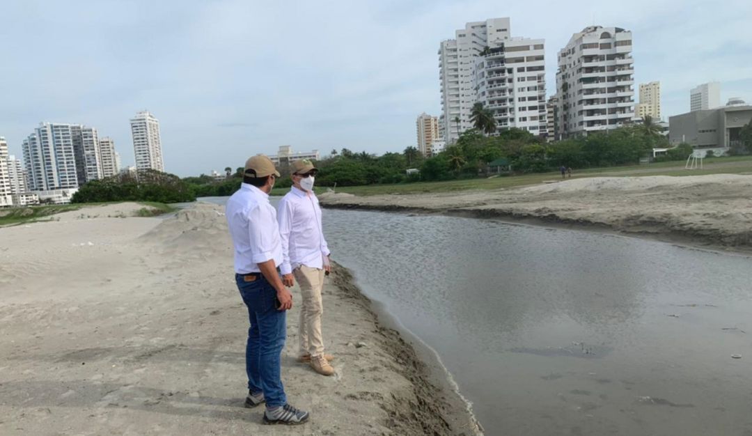 El equipo permitirá el intercambio de aguas entre el mar y El Laguito para oxigenarlo El equipo permitirá el intercambio de aguas entre el mar y El Laguito para oxigenarlo