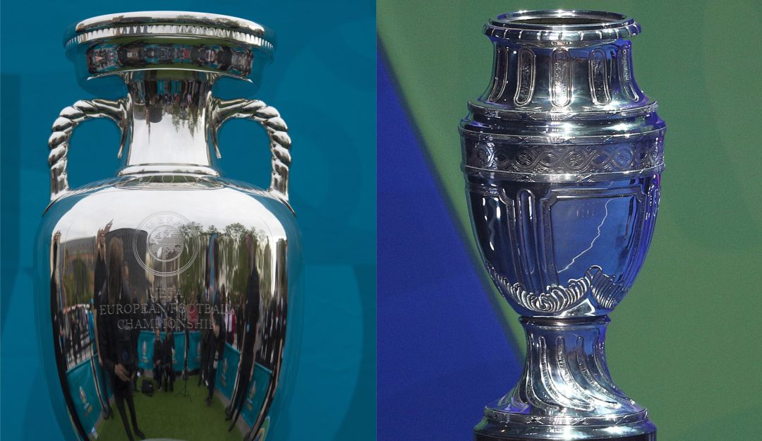 Trofeo de la Eurocopa y la Copa América Trofeo de la Eurocopa y la Copa América