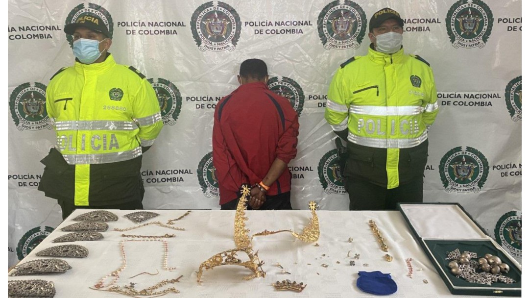 Identifican al hombre que hurtó las joyas de la Virgen de Chiquinquirá