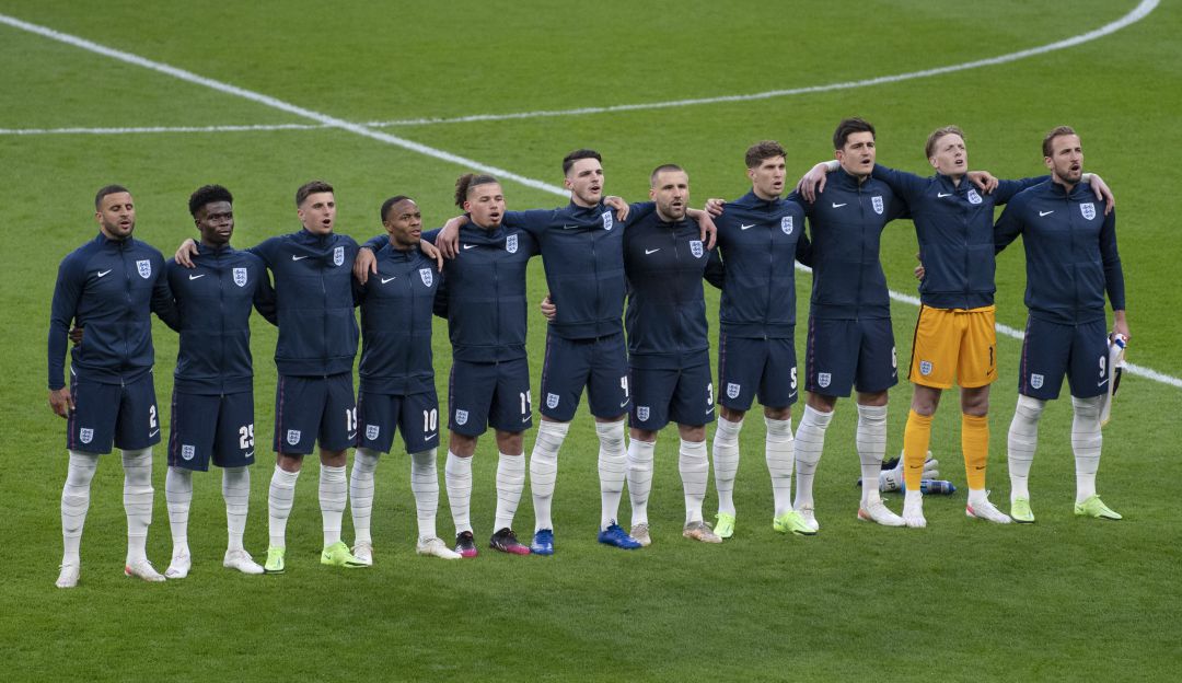 Selección Inglesa previo al juego contra Dinamarca Selección Inglesa previo al juego contra Dinamarca