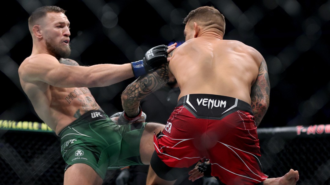 Poirier derrotó a McGregor luego que se fracturara la pierna solo