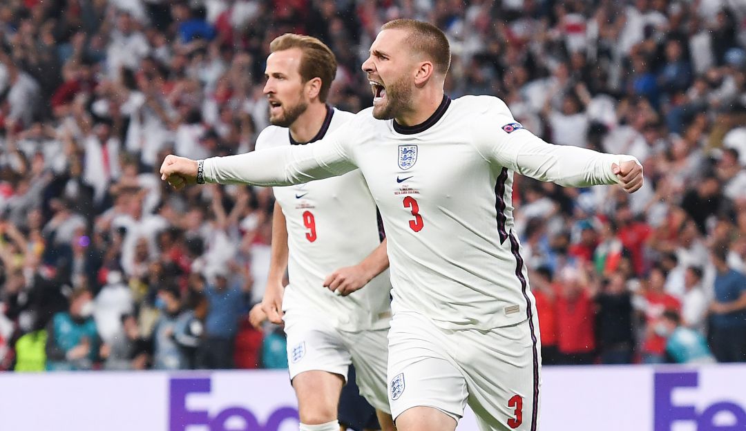 Luke Shaw, autor del gol más rápido en una final de la Eurocopa Luke Shaw, autor del gol más rápido en una final de la Eurocopa