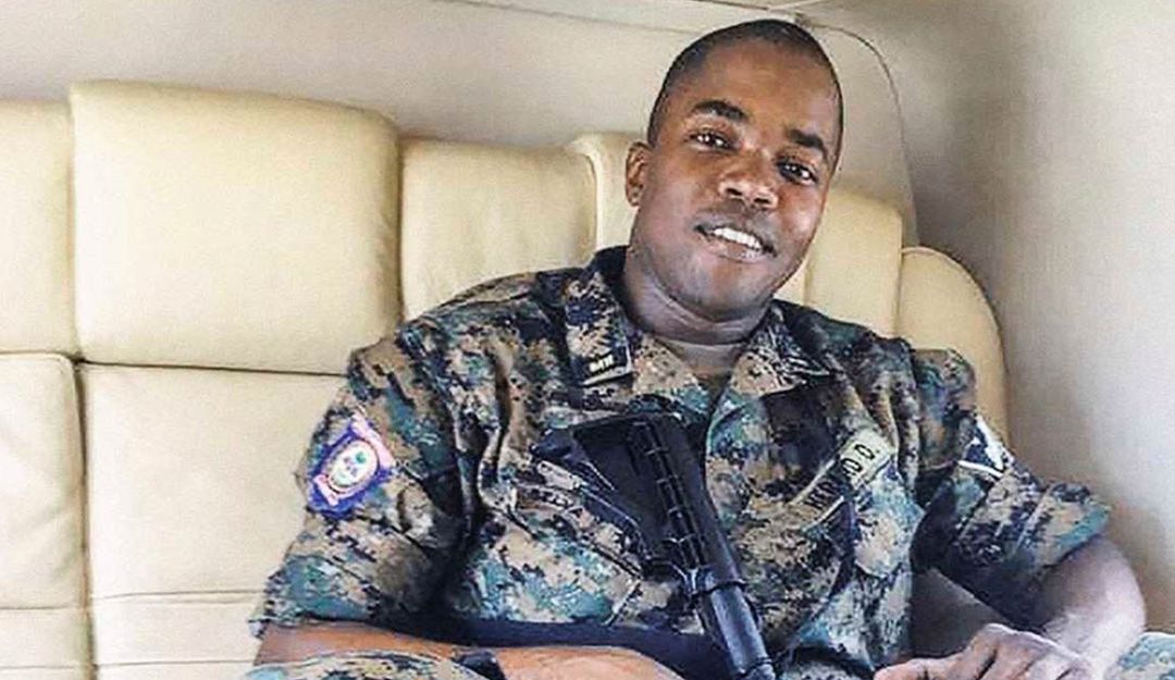 El comisario Dimitri Hérard, de la Unidad de Seguridad General del Palacio Nacional (USGPN). El comisario Dimitri Hérard, de la Unidad de Seguridad General del Palacio Nacional (USGPN).