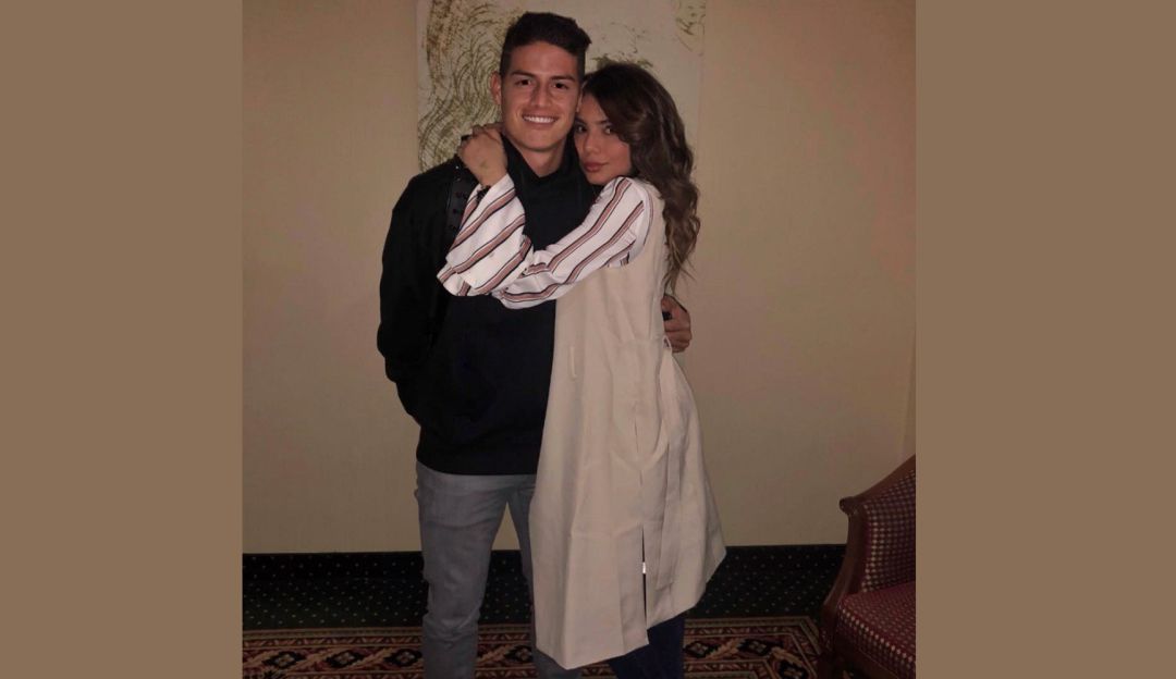 James Rodríguez y su hermana Juana Valentina James Rodríguez y su hermana Juana Valentina