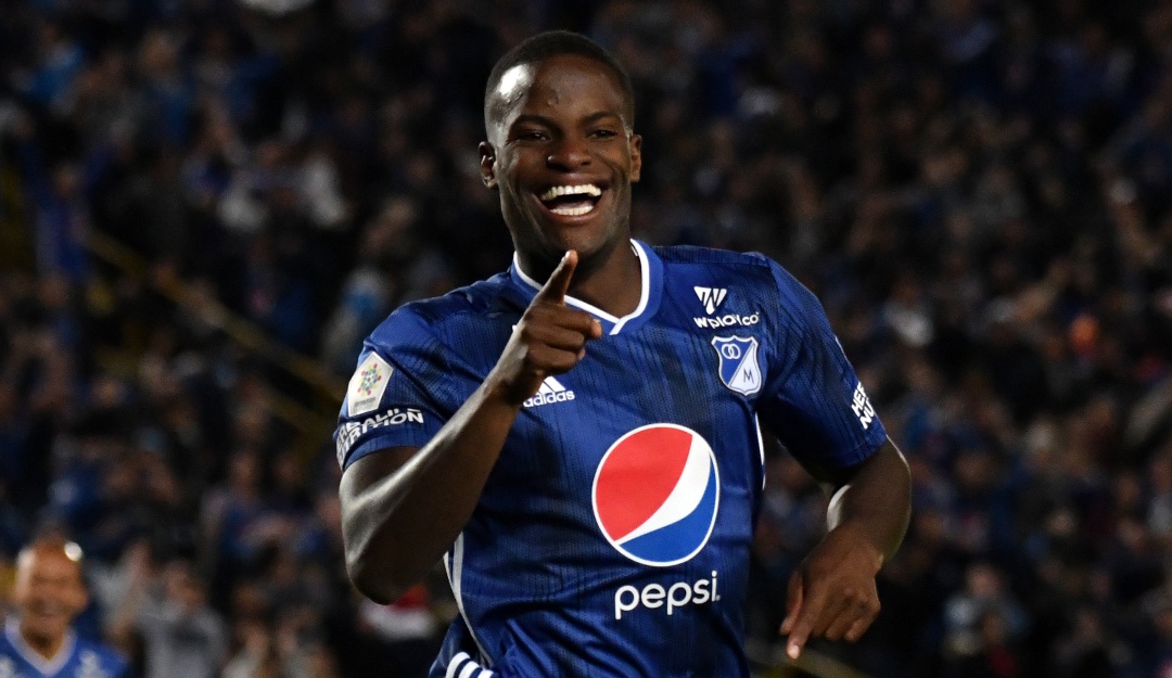 Andrés Felipe Román con Millonarios en 2019 Andrés Felipe Román con Millonarios en 2019