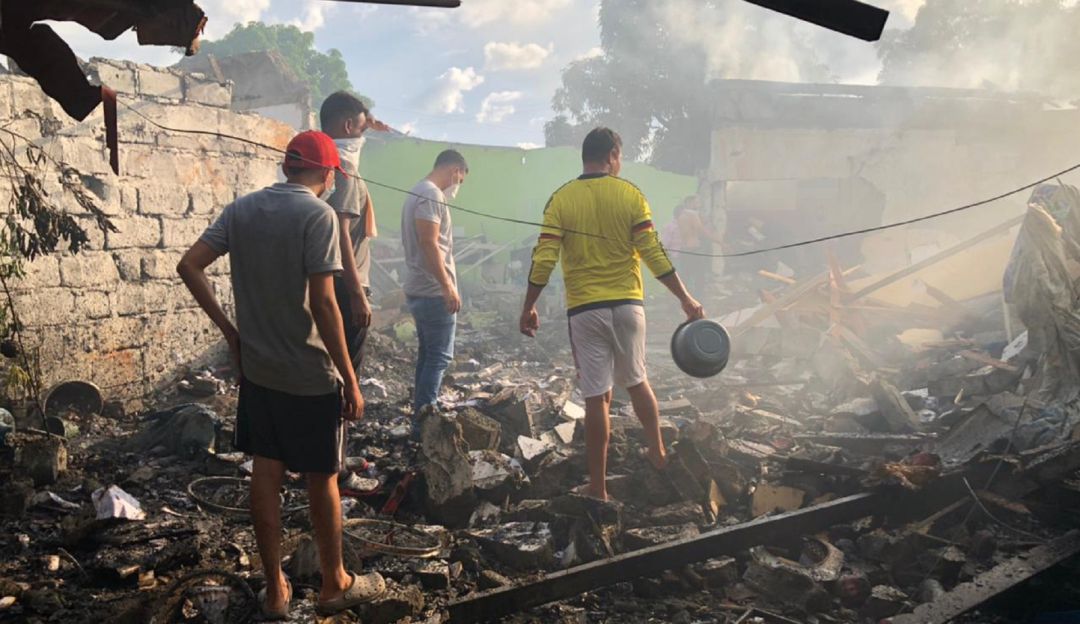 Dos personas lesionadas en explosión de una polvorería en Montería Dos personas lesionadas en explosión de una polvorería en Montería