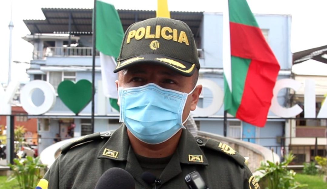 Foto: Enviada por la Policía Metropolitana de Manizales. Foto: Enviada por la Policía Metropolitana de Manizales.