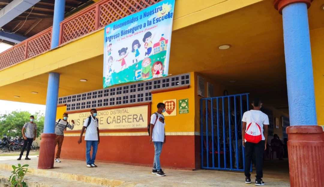 La institución educativa regresó a clases presenciales esta semana prestando el servicio educativo en todos los grados La institución educativa regresó a clases presenciales esta semana prestando el servicio educativo en todos los grados