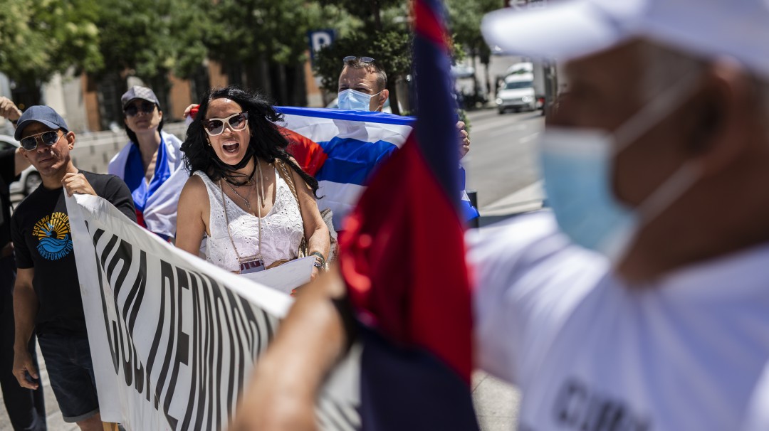 Desde la oposición piden al Gobierno no interferir en protestas de Cuba