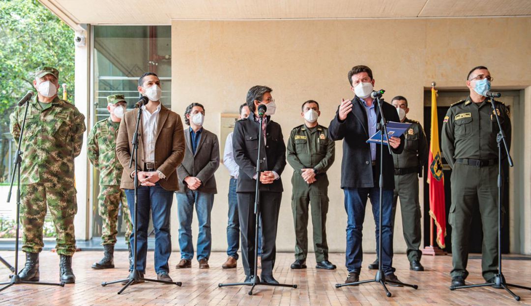 Consejo de Seguridad entre el Gobierno Nacional y la alcaldía de Bogotá para definir el plan de choque para las protestas del 20 de julio Consejo de Seguridad entre el Gobierno Nacional y la alcaldía de Bogotá para definir el plan de choque para las protestas del 20 de julio
