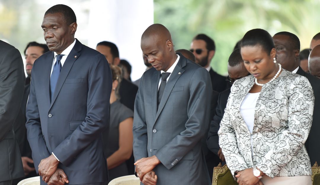Moise y la primera dama Martine Moise Moise y la primera dama Martine Moise