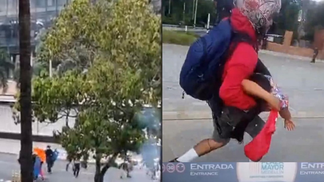 Manifestación convocada por ‘primera línea’ fue replegada por ESMAD