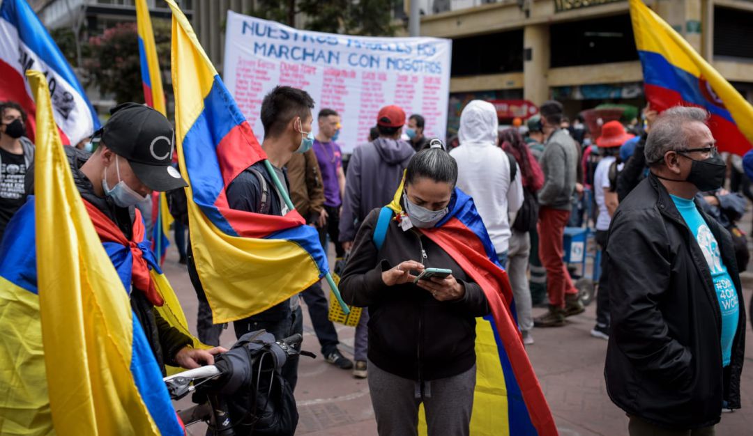 Manifestaciones en Bogotá por conmemoración del Día de la Independencia de Colombia. Manifestaciones en Bogotá por conmemoración del Día de la Independencia de Colombia.