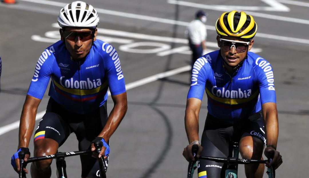 Nairo Quintana y Esteban Chaves entrenan en territorio japonés. Nairo Quintana y Esteban Chaves entrenan en territorio japonés.