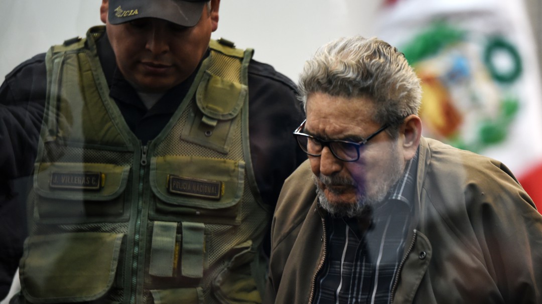 Abimael Guzmán, exlíder de Sendero Luminoso, fue trasladado a un hospital