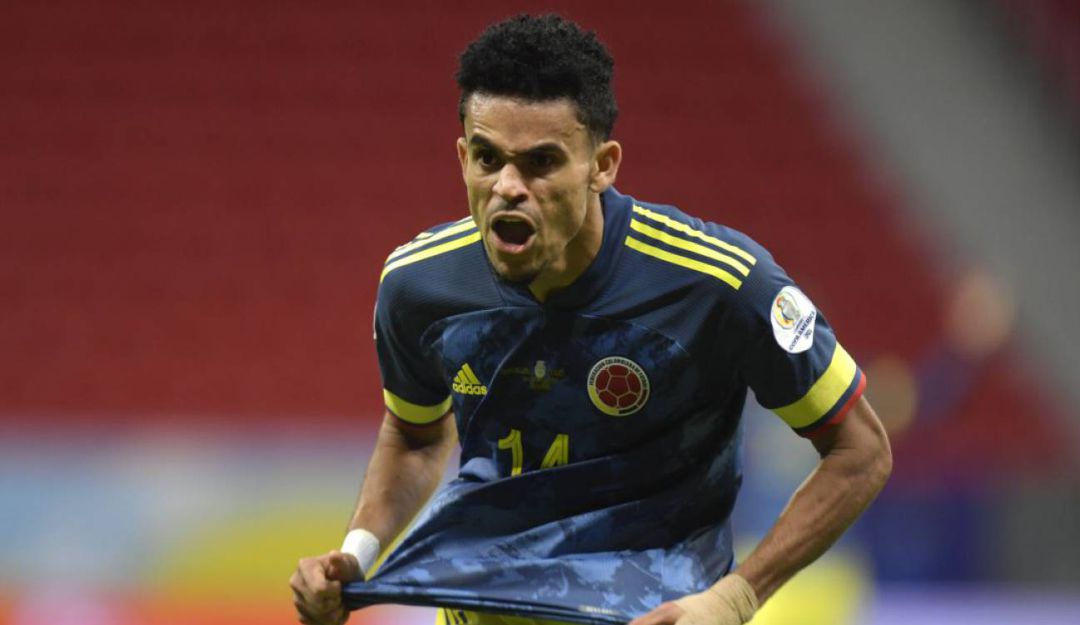 El goleador Luis Díaz. El goleador Luis Díaz.
