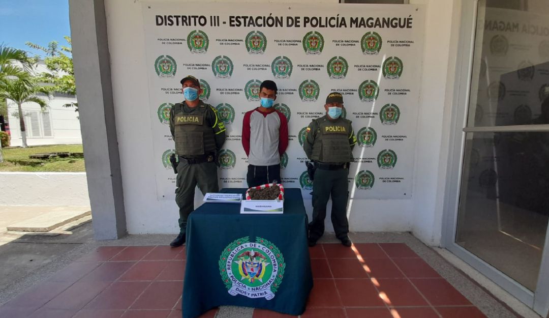 La captura se registró en la vía que comunica de El Bongo a Bodega La captura se registró en la vía que comunica de El Bongo a Bodega
