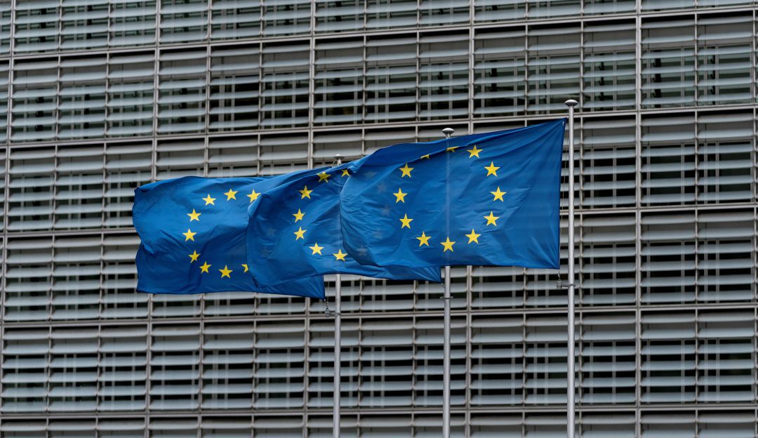 Bandera de la Unión Europea. Bandera de la Unión Europea.