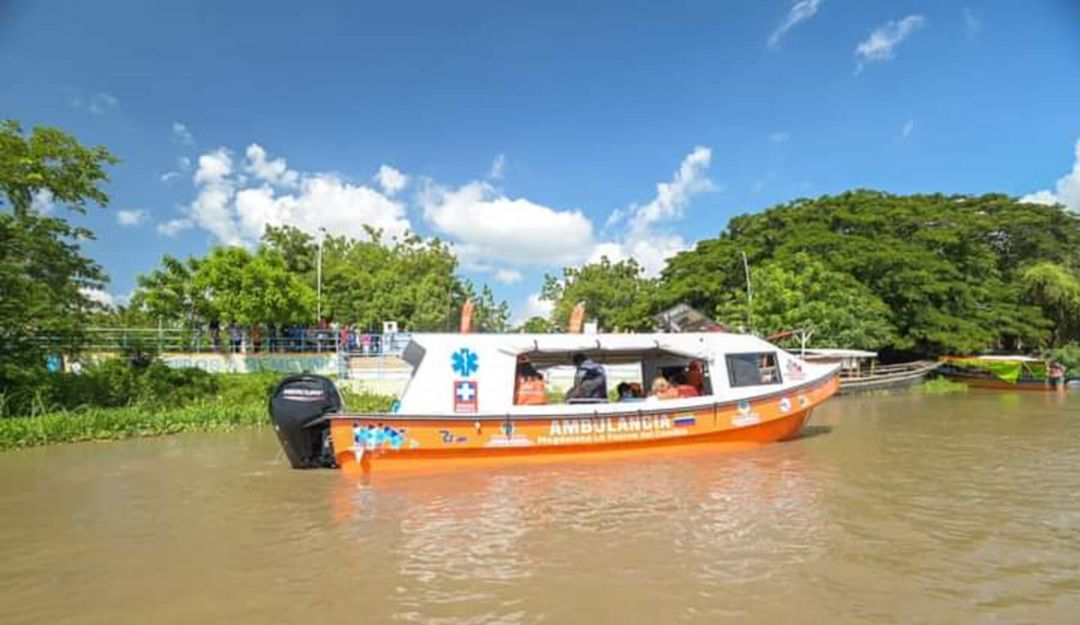 Ambulancia acuática. Ambulancia acuática.
