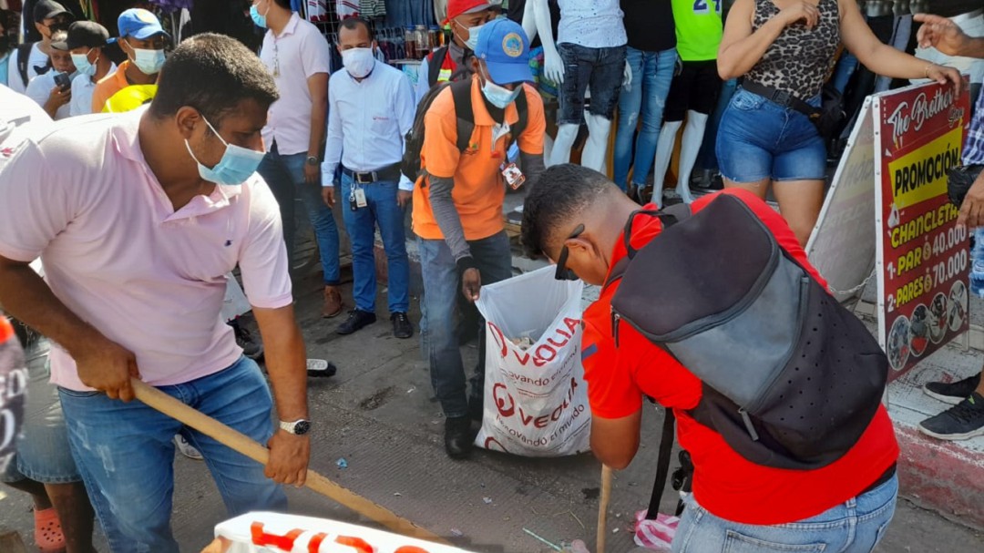 Veolia Cartagena participó en la novena versión del ‘Barretón’ en Bazurto