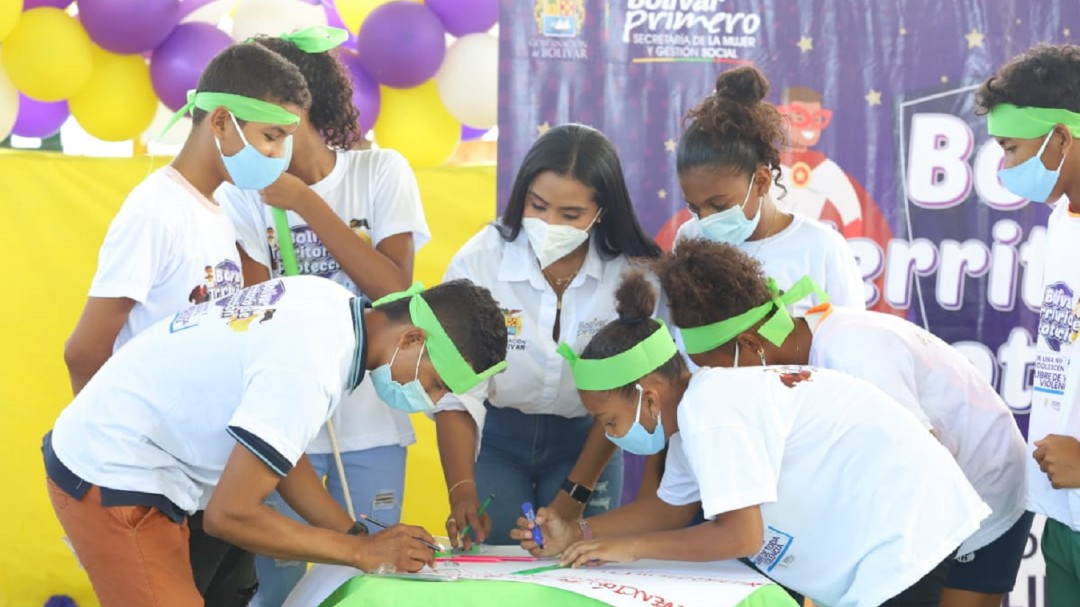 Niños y mujeres recibieron atención en Norosí, sur de Bolívar