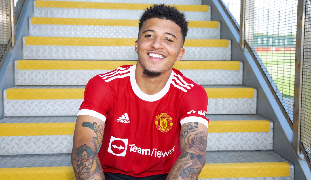 Jadon Sancho, nuevo jugador de Manchester United Jadon Sancho, nuevo jugador de Manchester United