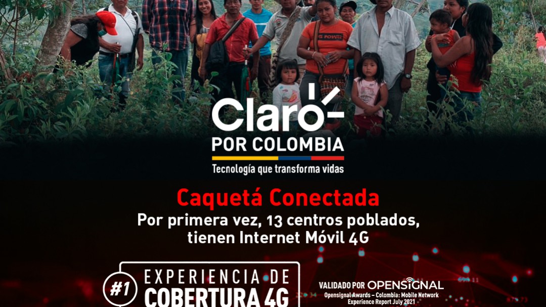 En 13 centros poblados de Caquetá habrá por primera vez Internet Móvil 4G
