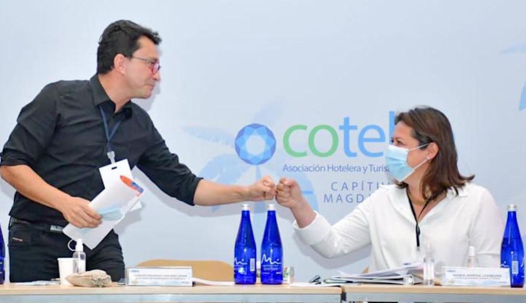 Gobernador Carlos Caicedo y la ministra de Comercio, María Ximena Lombana Gobernador Carlos Caicedo y la ministra de Comercio, María Ximena Lombana