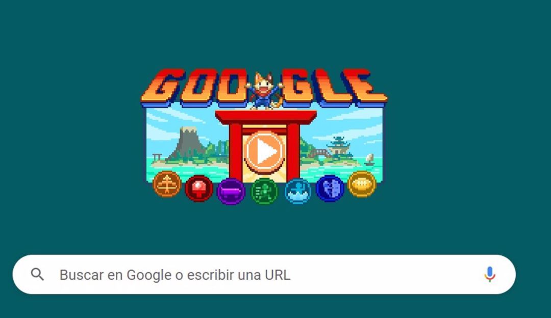 Doodle de los Juegos Olímpicos de Tokyo 2020 Doodle de los Juegos Olímpicos de Tokyo 2020