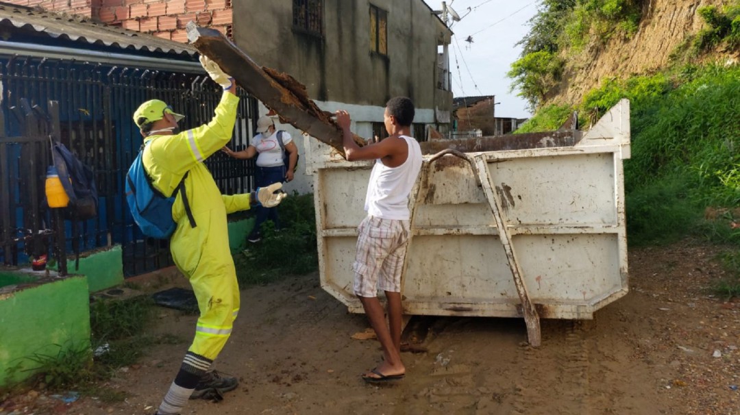 Recuperación de áreas contaminadas en el barrio La María