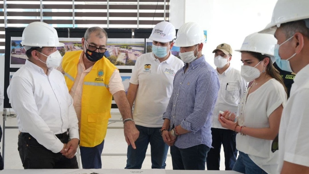 Nueva estación de policía en El Pozón: avance de obra 80%