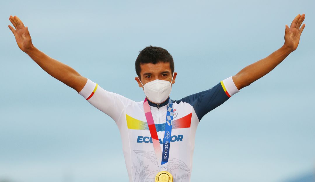 Richard Carapaz en los Juegos Olímpicos de Tokio 2020 Richard Carapaz en los Juegos Olímpicos de Tokio 2020