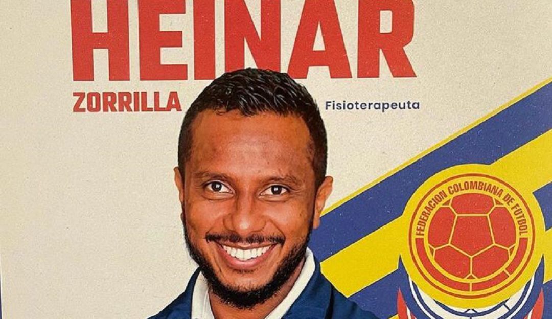 Heinar Yadir Zorrilla, hace parte del cuerpo técnico de la selección Colombia, como fisioterapeuta. Heinar Yadir Zorrilla, hace parte del cuerpo técnico de la selección Colombia, como fisioterapeuta.